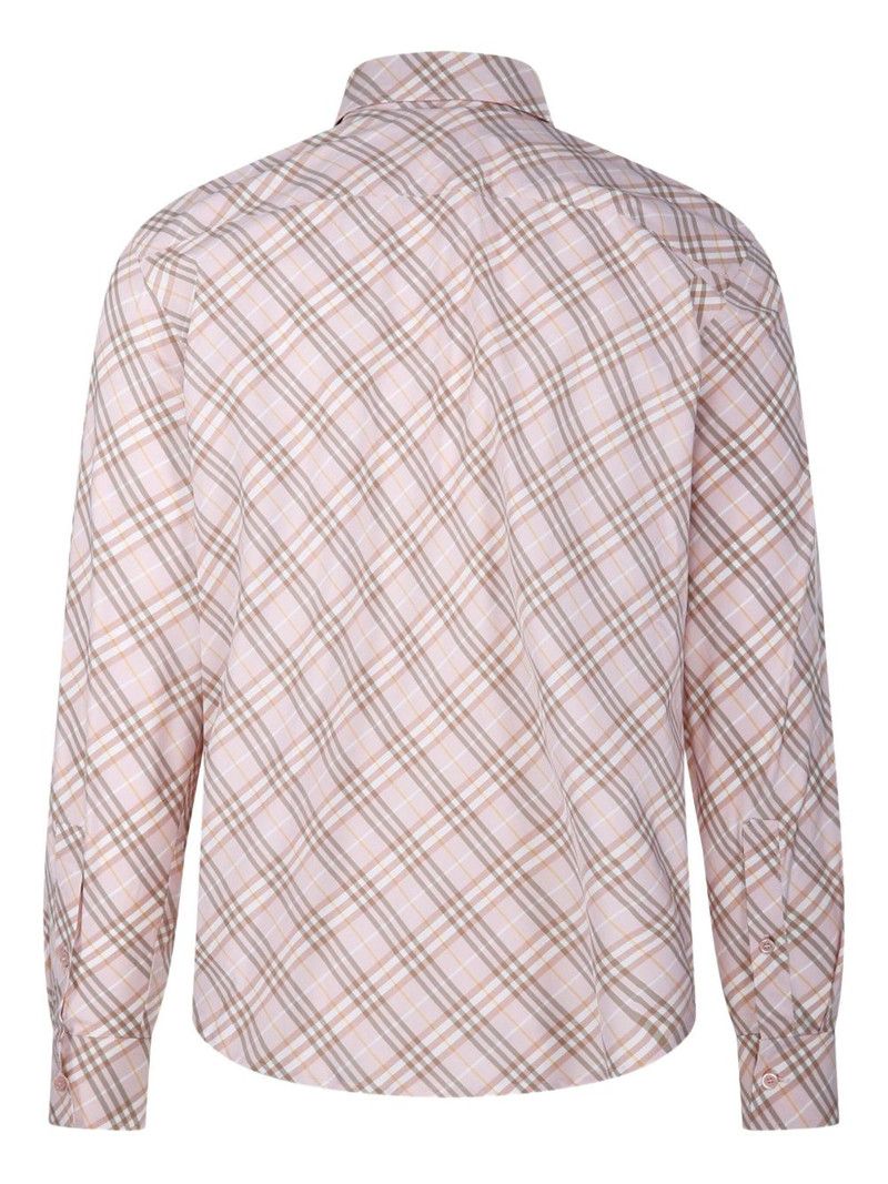 Burberry checked cotton shirt outlook