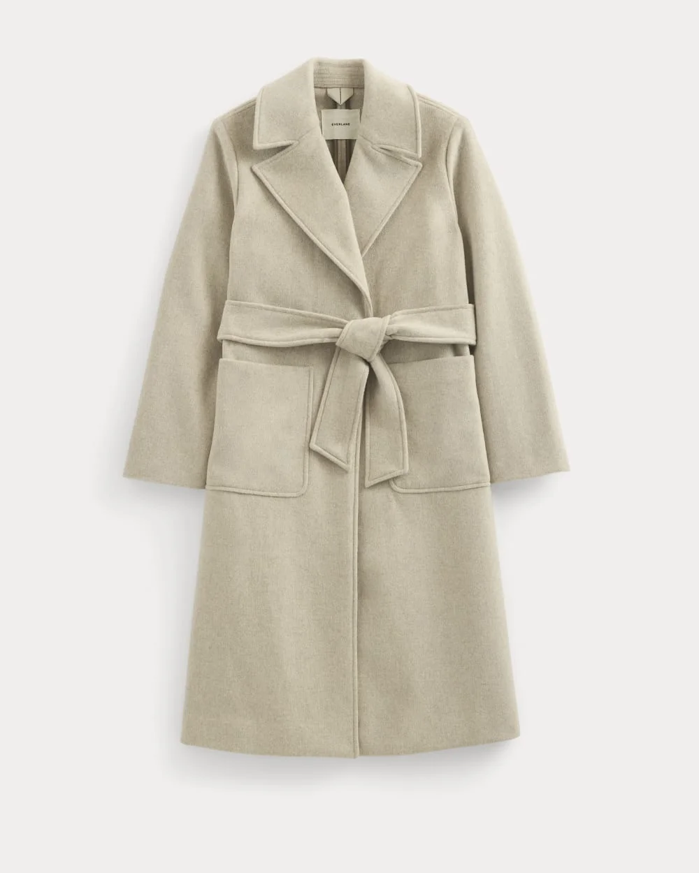 REWOOL BELTED BLANKET COAT - 1