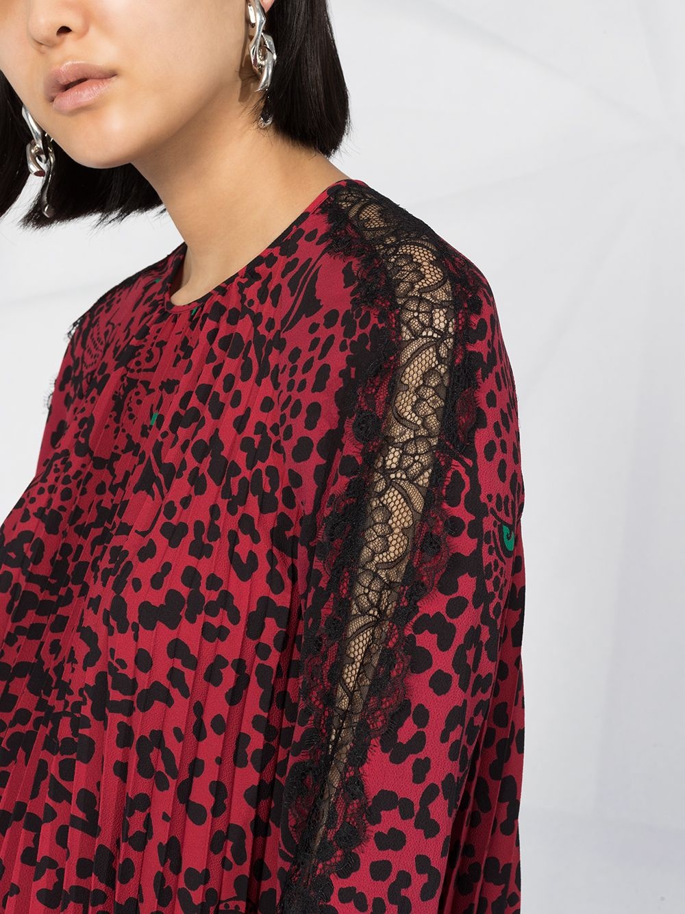 leopard print swing dress - 5