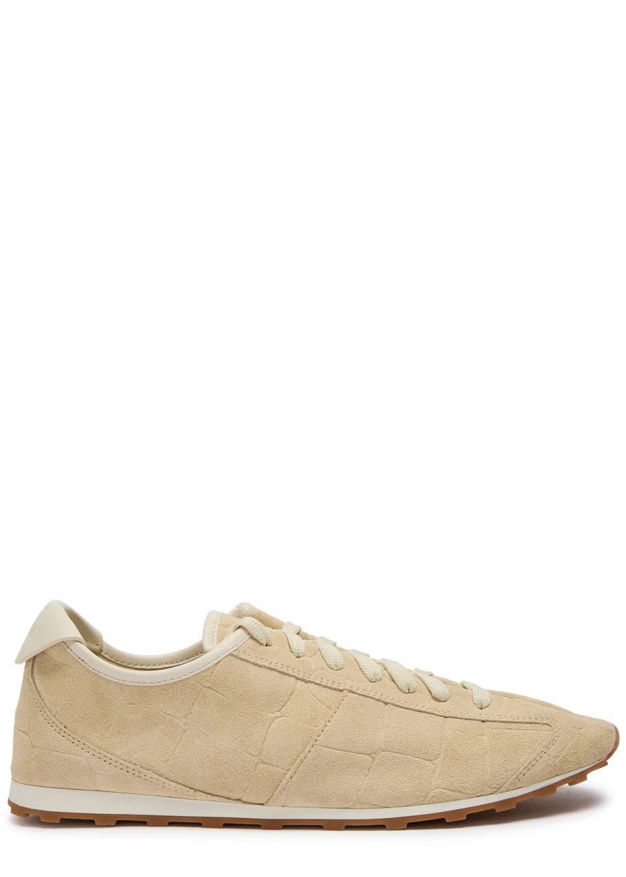 Jacquemus Les Tennis Textured Suede Sneakers - 1