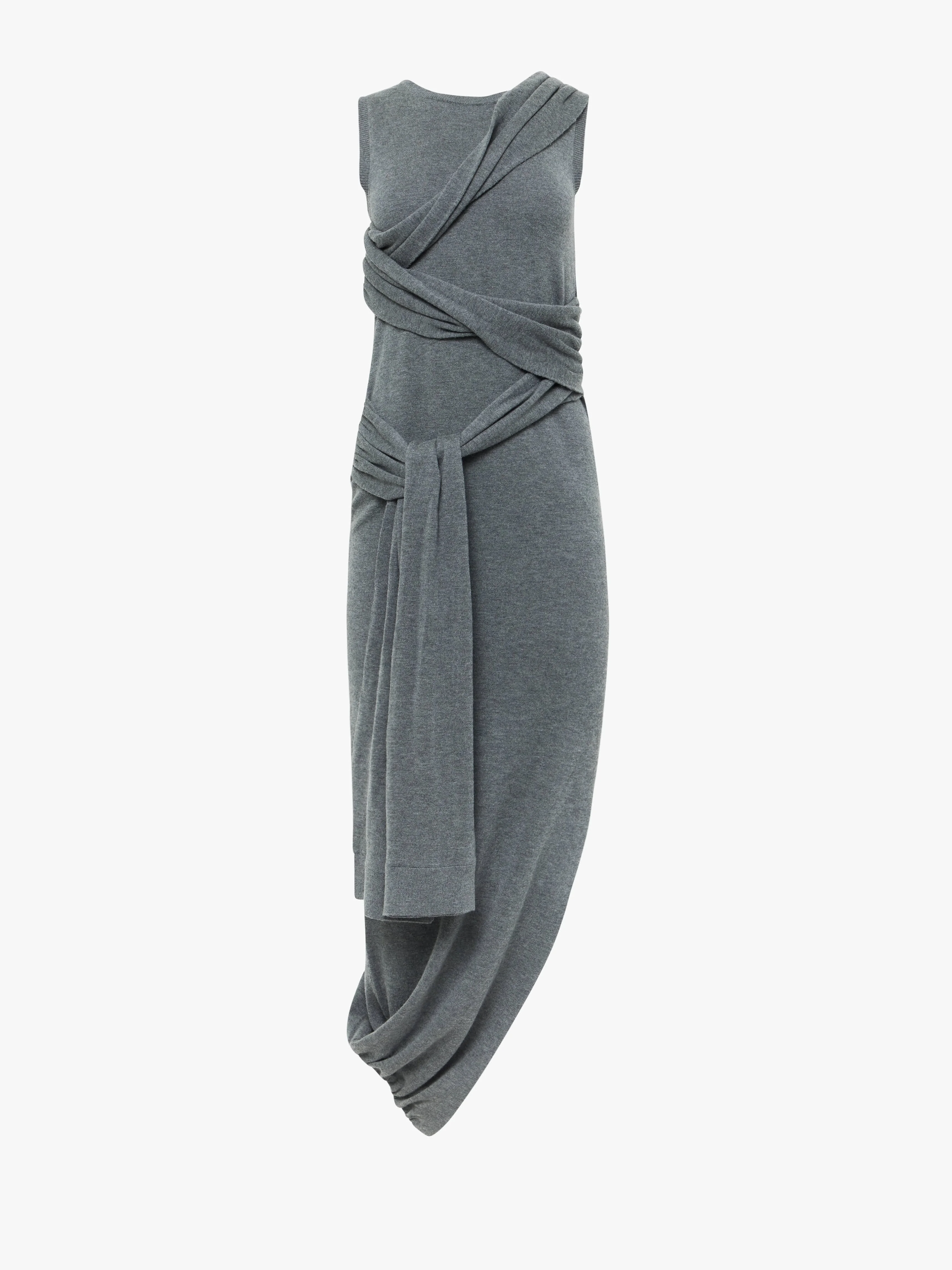 TIE DETAIL SLEEVELESS DRESS - 1