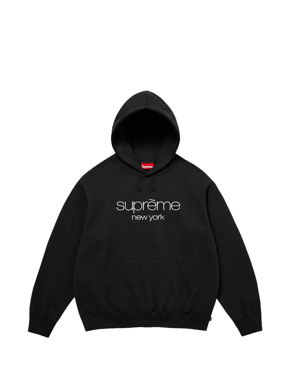 Classic logo-embroidered hoodie - 1