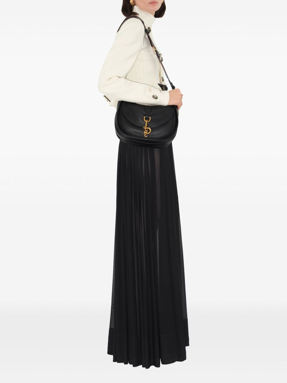 pleated maxi skirt - 3