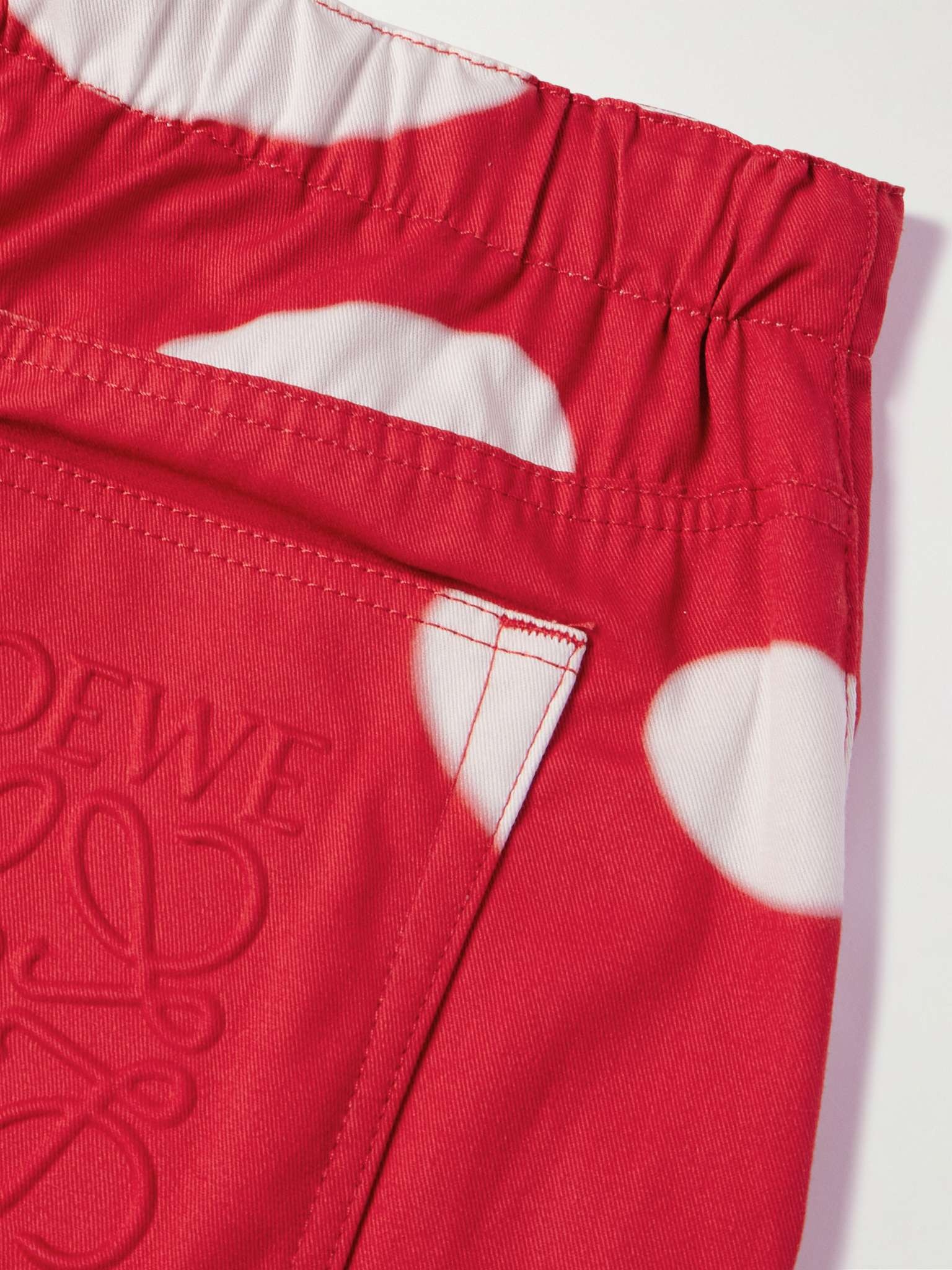 Wide-Leg Printed Cotton-Twill Shorts - 5