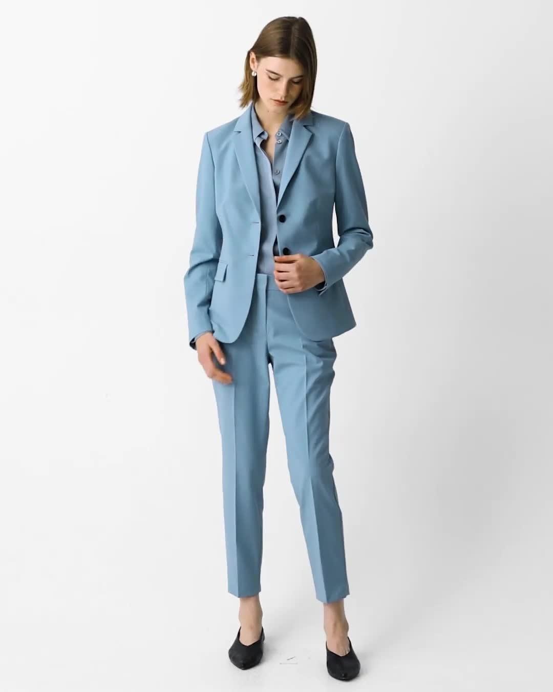 Treeca Pant in Good Wool - 7