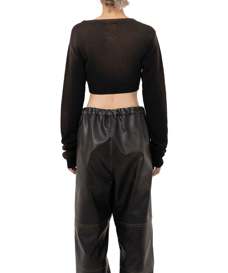 Sun Faded Like Cropped Knit Sweater 6