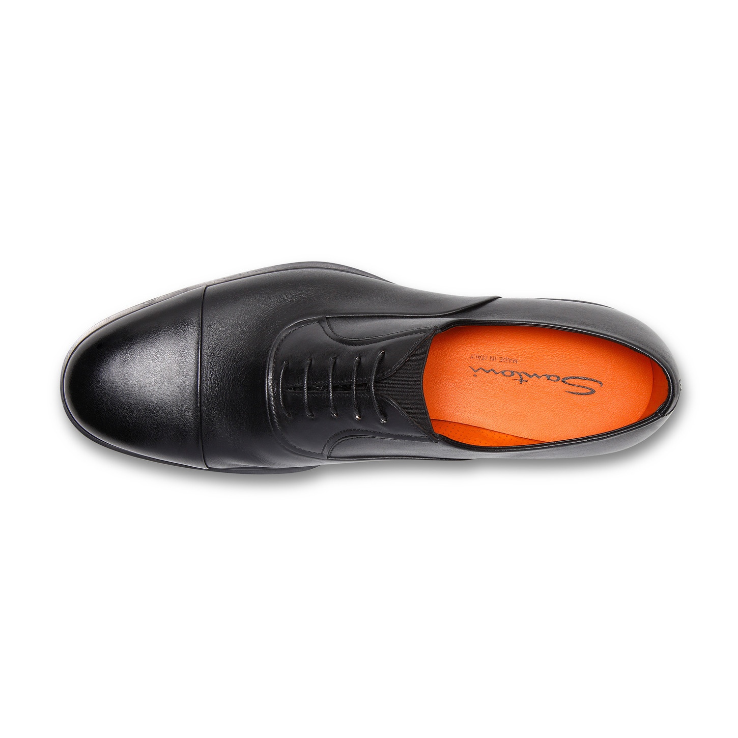 Men's black leather Easy lace-up - 5