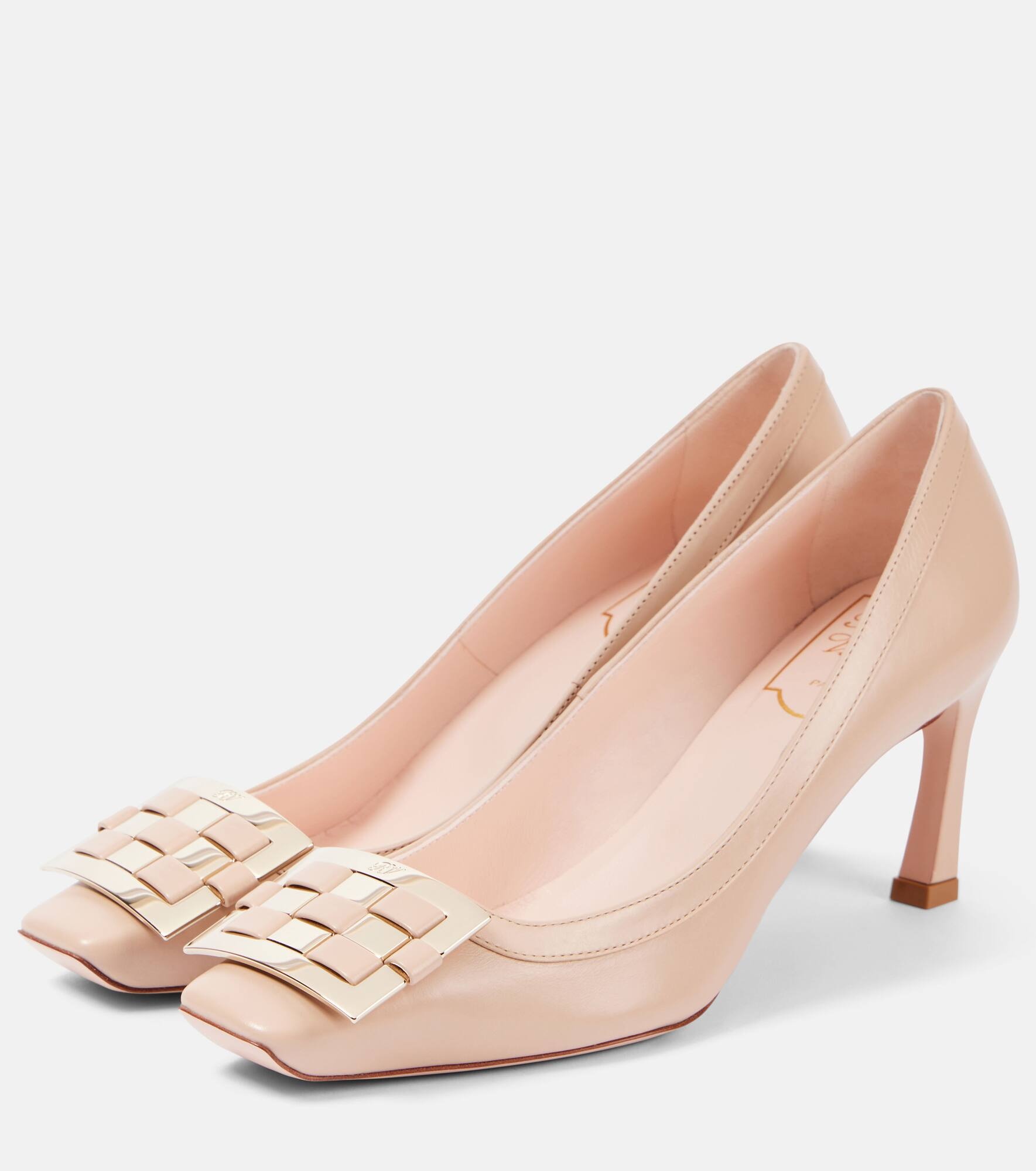 Trompette 70 leather pumps - 4