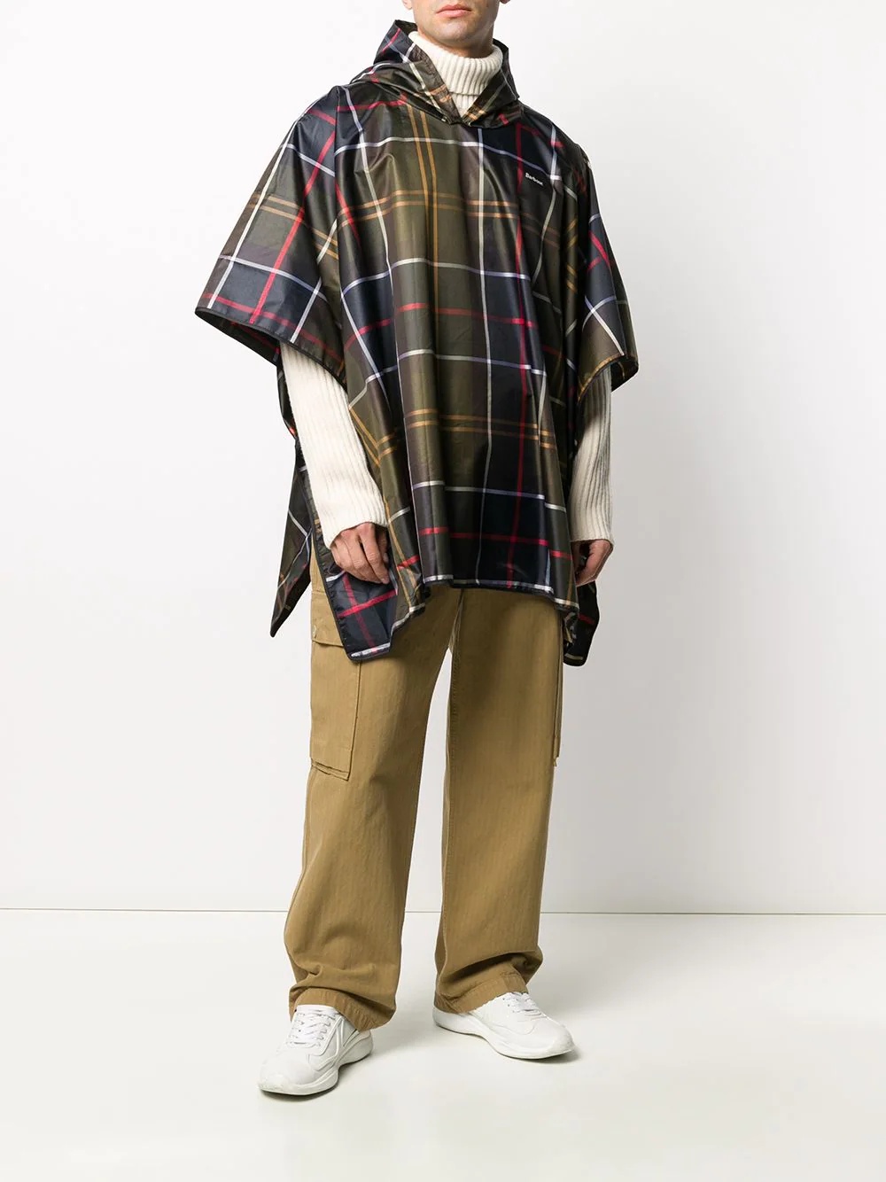 Sproof tartan poncho - 2