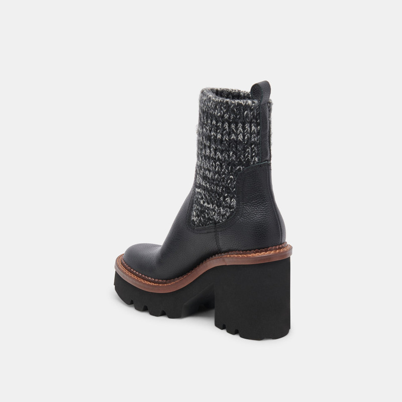 DRAGO BOOTS BLACK LEATHER 4