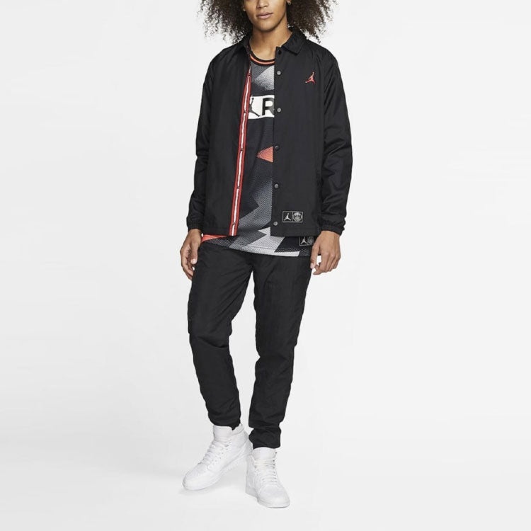 Air Jordan x Paris Saint-Germain Casual Sport Jacket Men's Black BQ4213-011 - 3