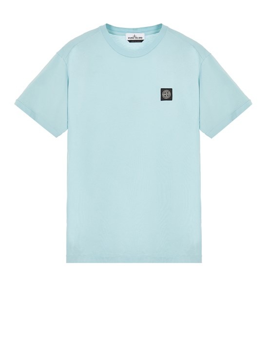 24113 GARMENT-DYED 60/2 COTTON JERSEY  AQUA - 1