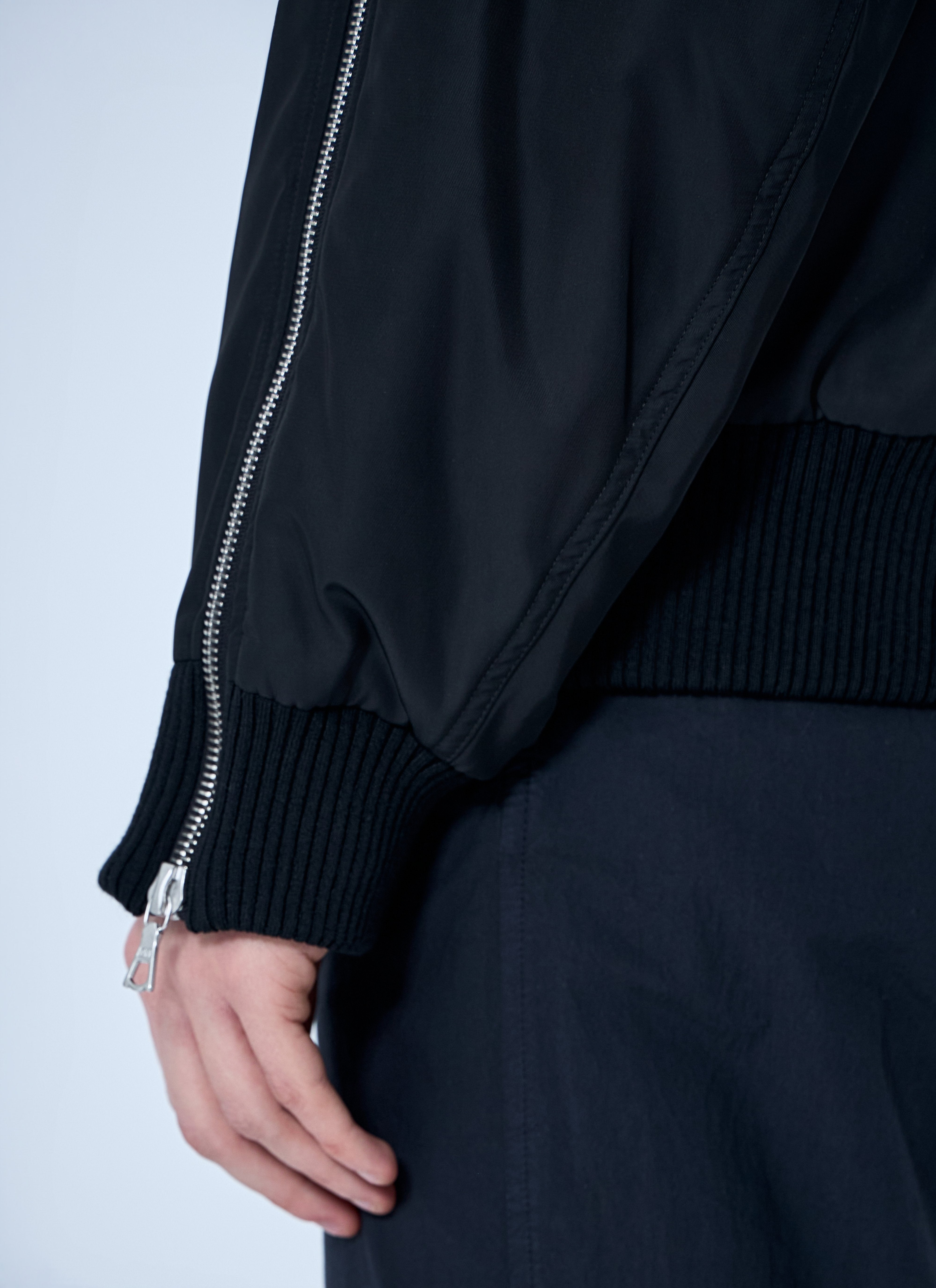 Dries Van Noten Men Nylon Bomber Jacket - 6