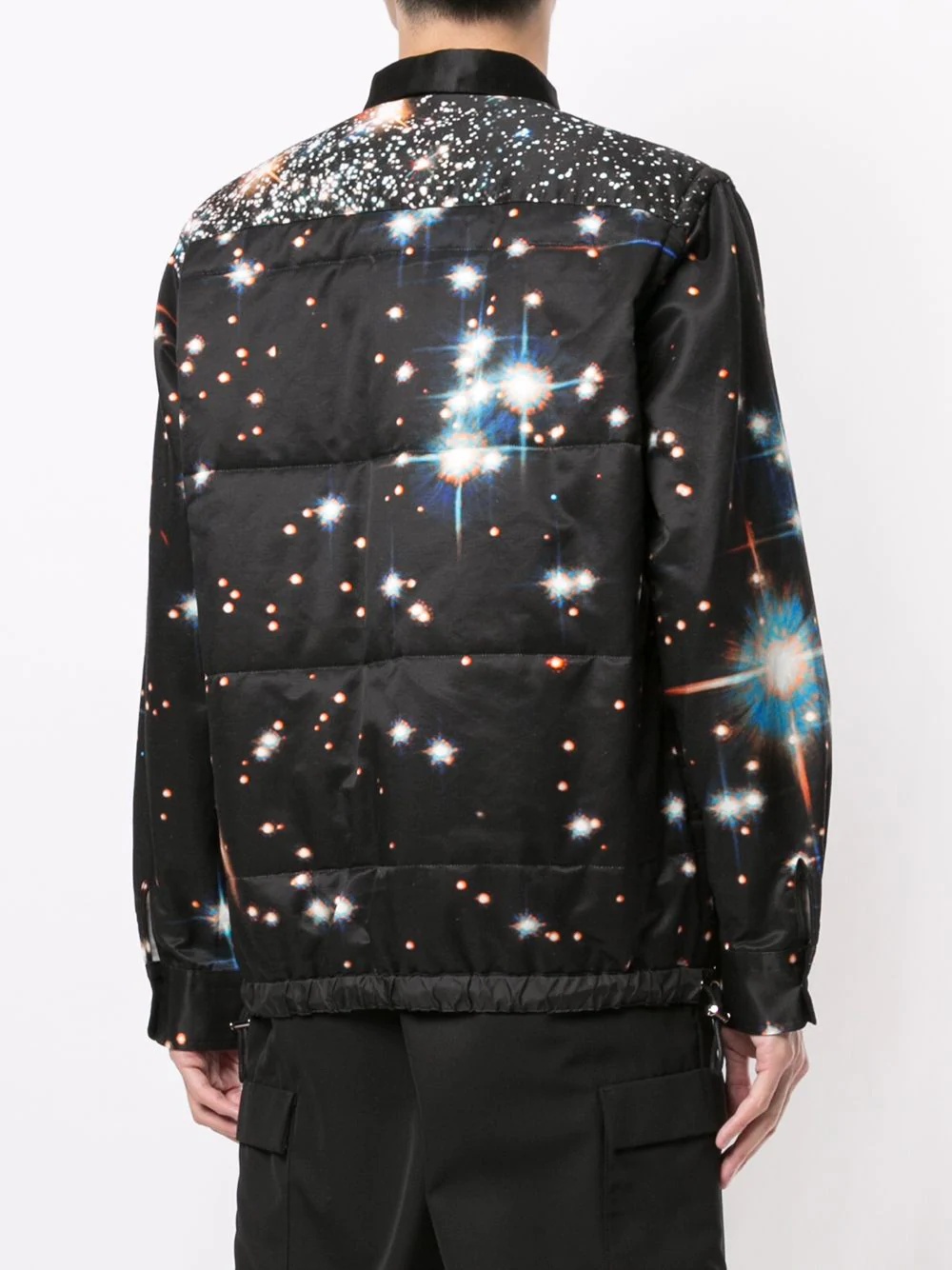 space-print long sleeve shirt - 4