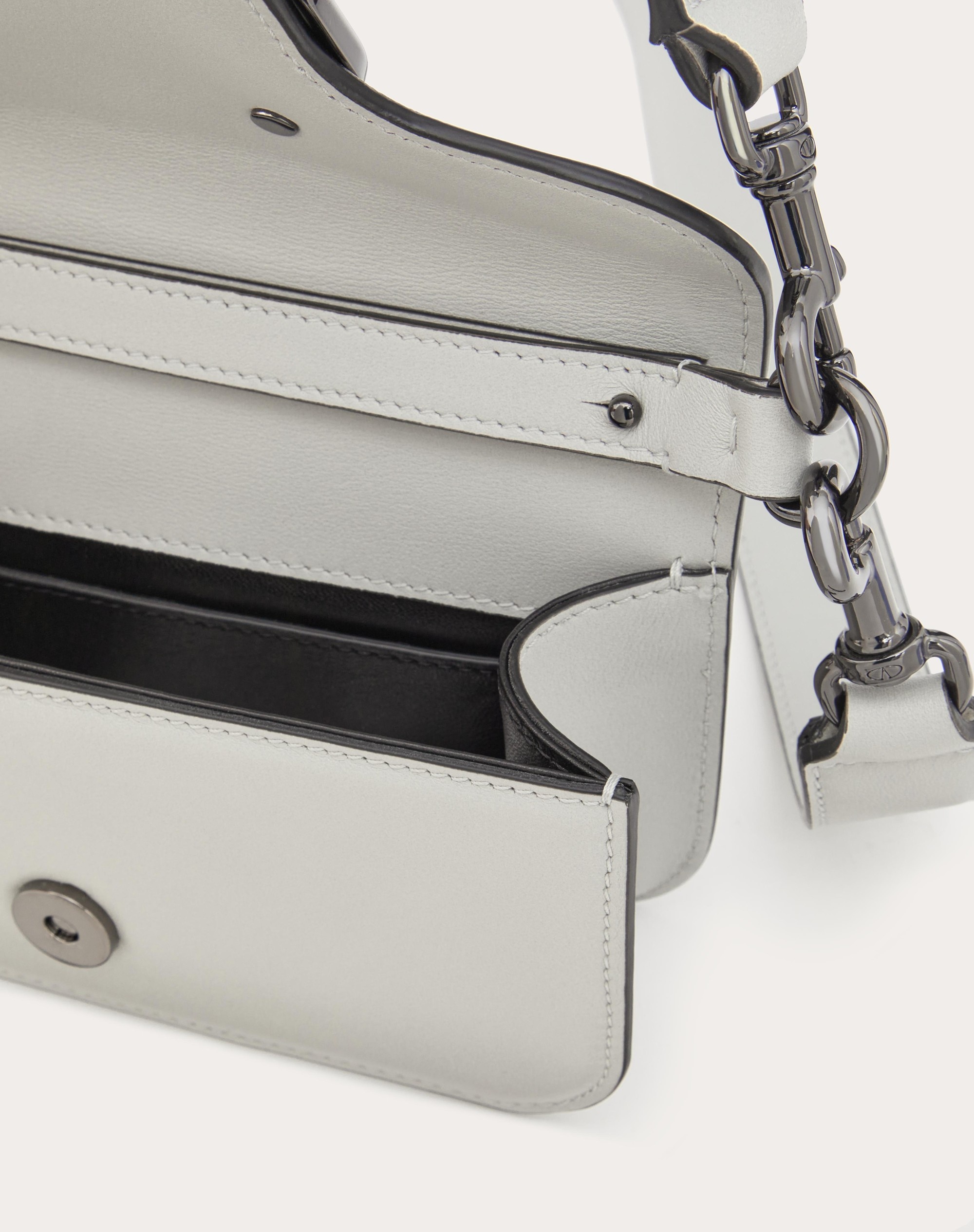 MINI VALENTINO GARAVANI LOCÒ CROSSBODY CALFSKIN BAG - 7