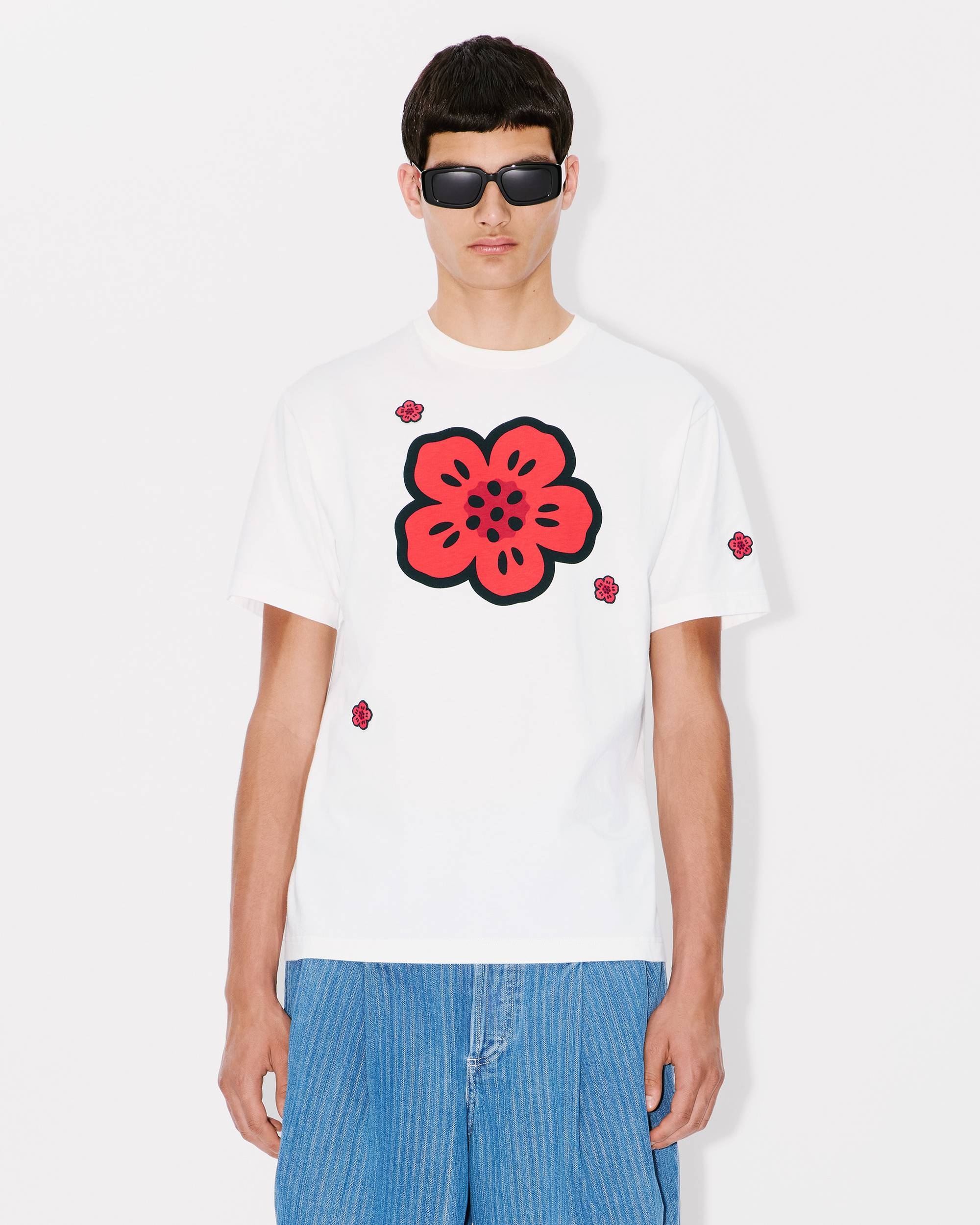 'Boke Flower' embroidered T-shirt - 3