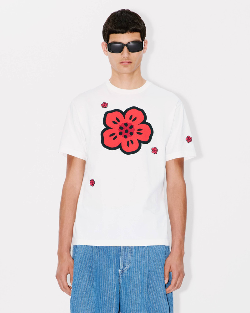 'Boke Flower' embroidered T-shirt 3