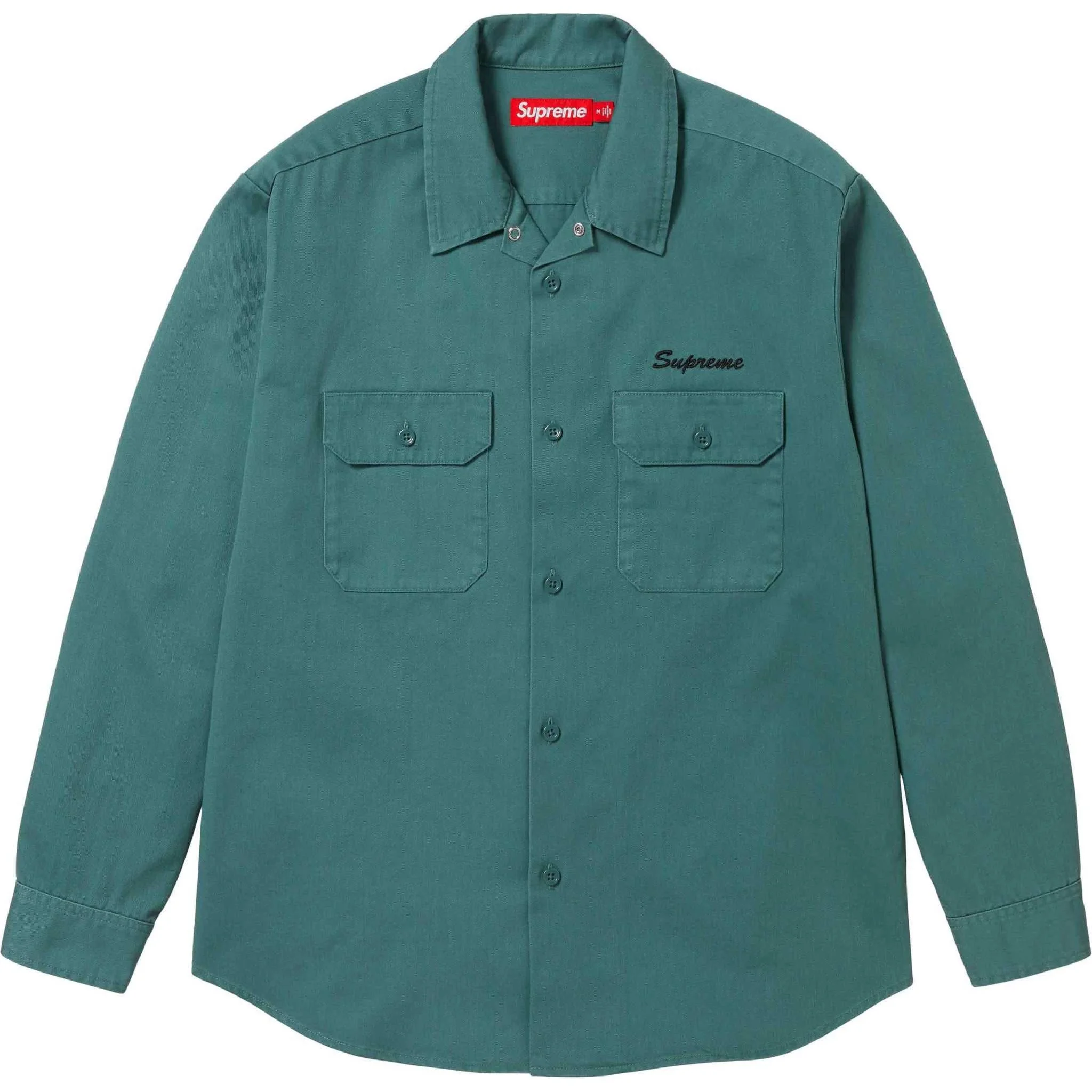 Supreme Our Lady Work Shirt 'Teal' SUP-SS24-181 - 1