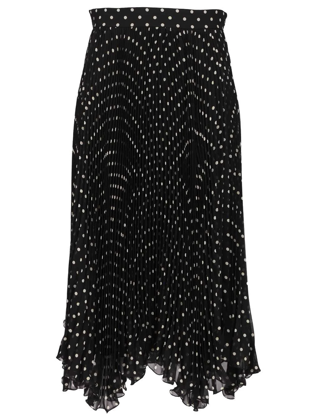 Valentino Garavani Women Silk Polka Dot Skirt - 1