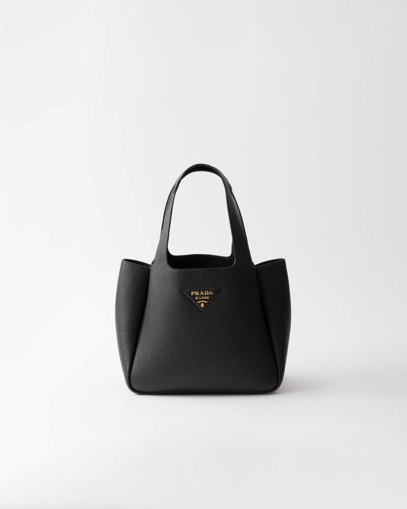 Small leather tote bag 1