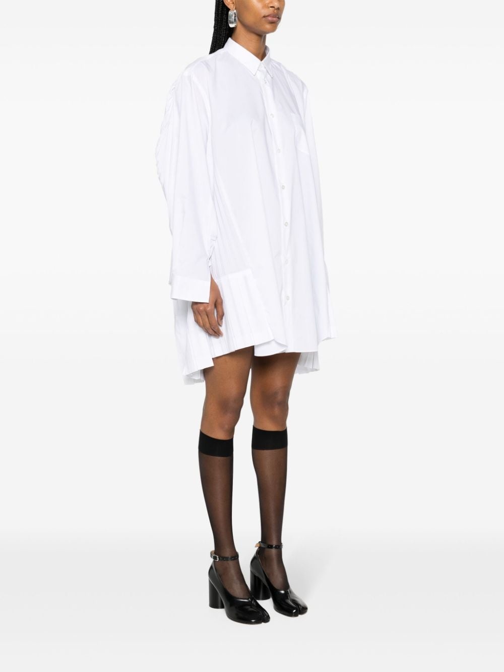 plissÃ© poplin shirt - 3