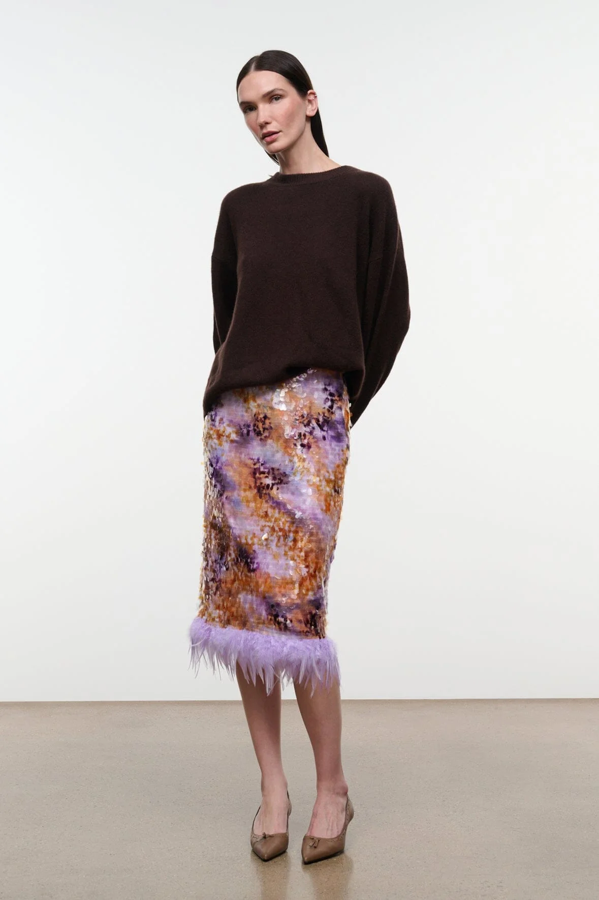 STAUD FEN SKIRT AFTERGLOW - 1