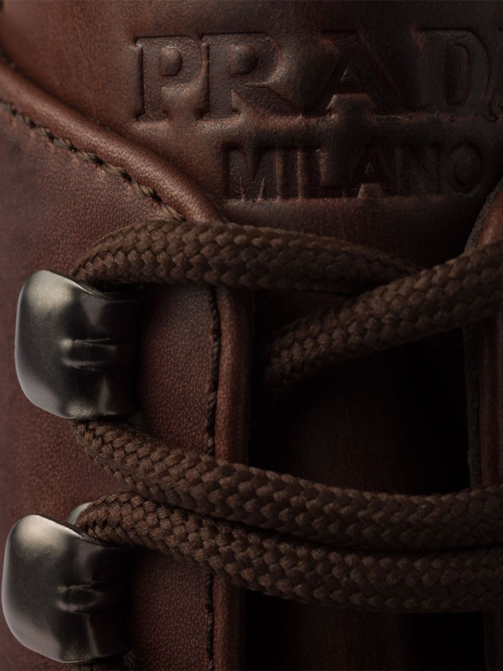 lace-up lug-sole boots - 5