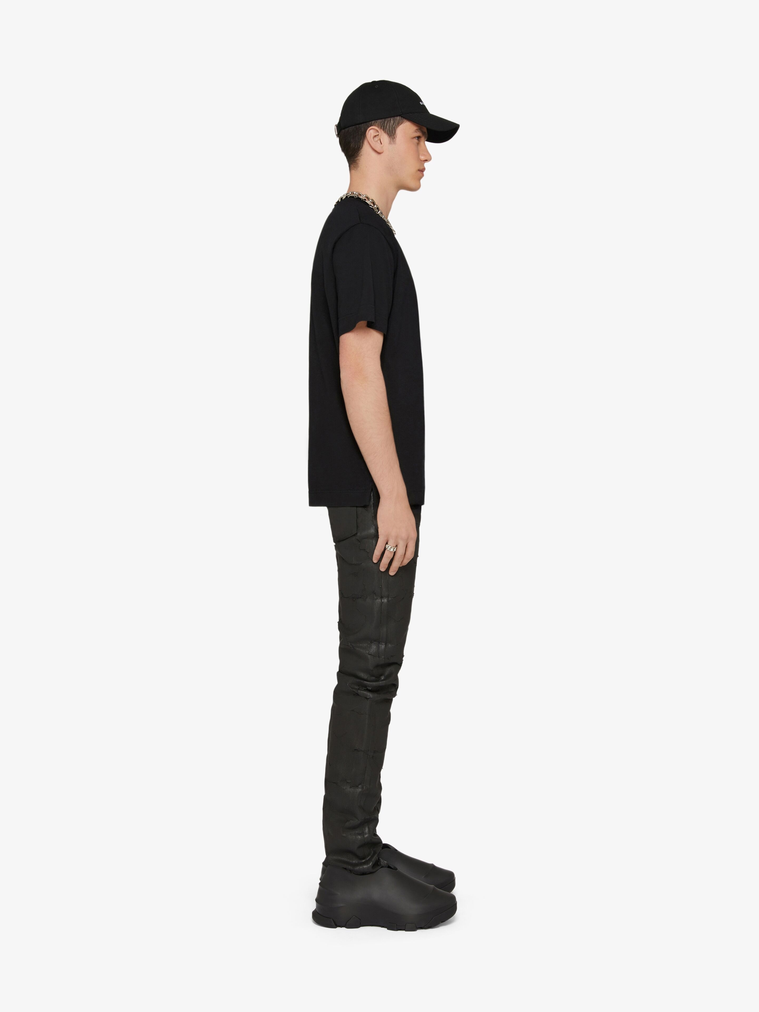 SLIM FIT T-SHIRT IN COTTON - 3