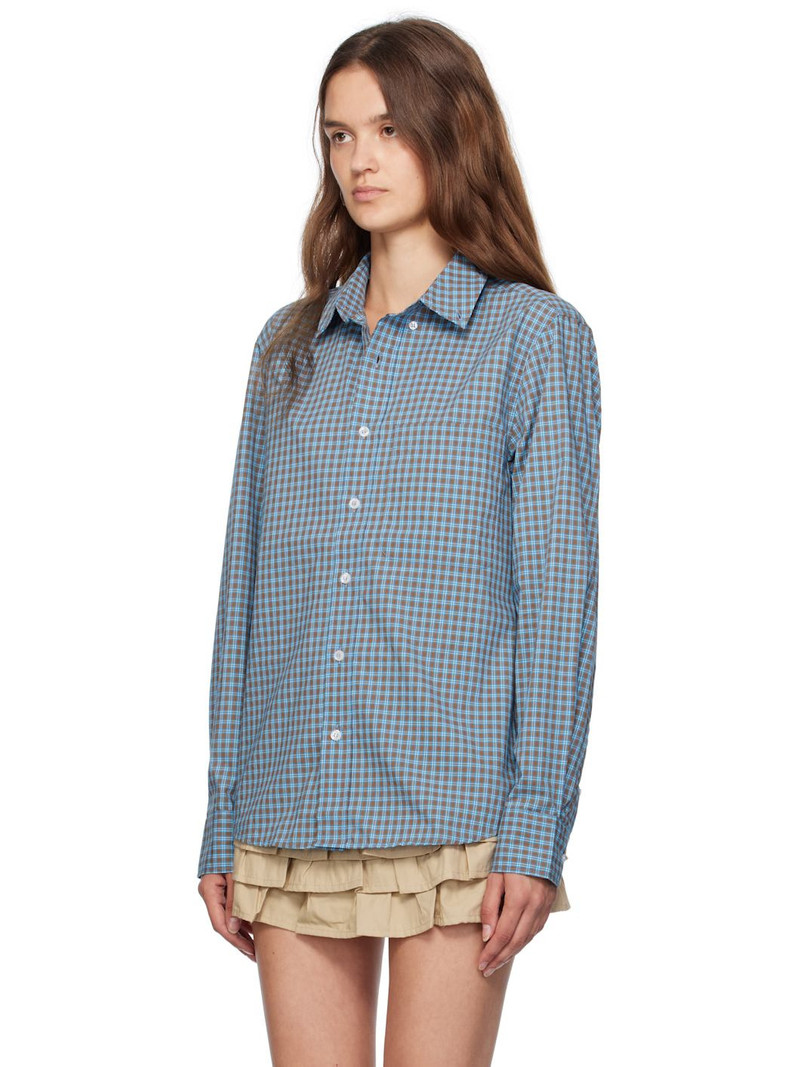 gimaguas Blue & Brown Jeremy Long Sleeve Shirt outlook