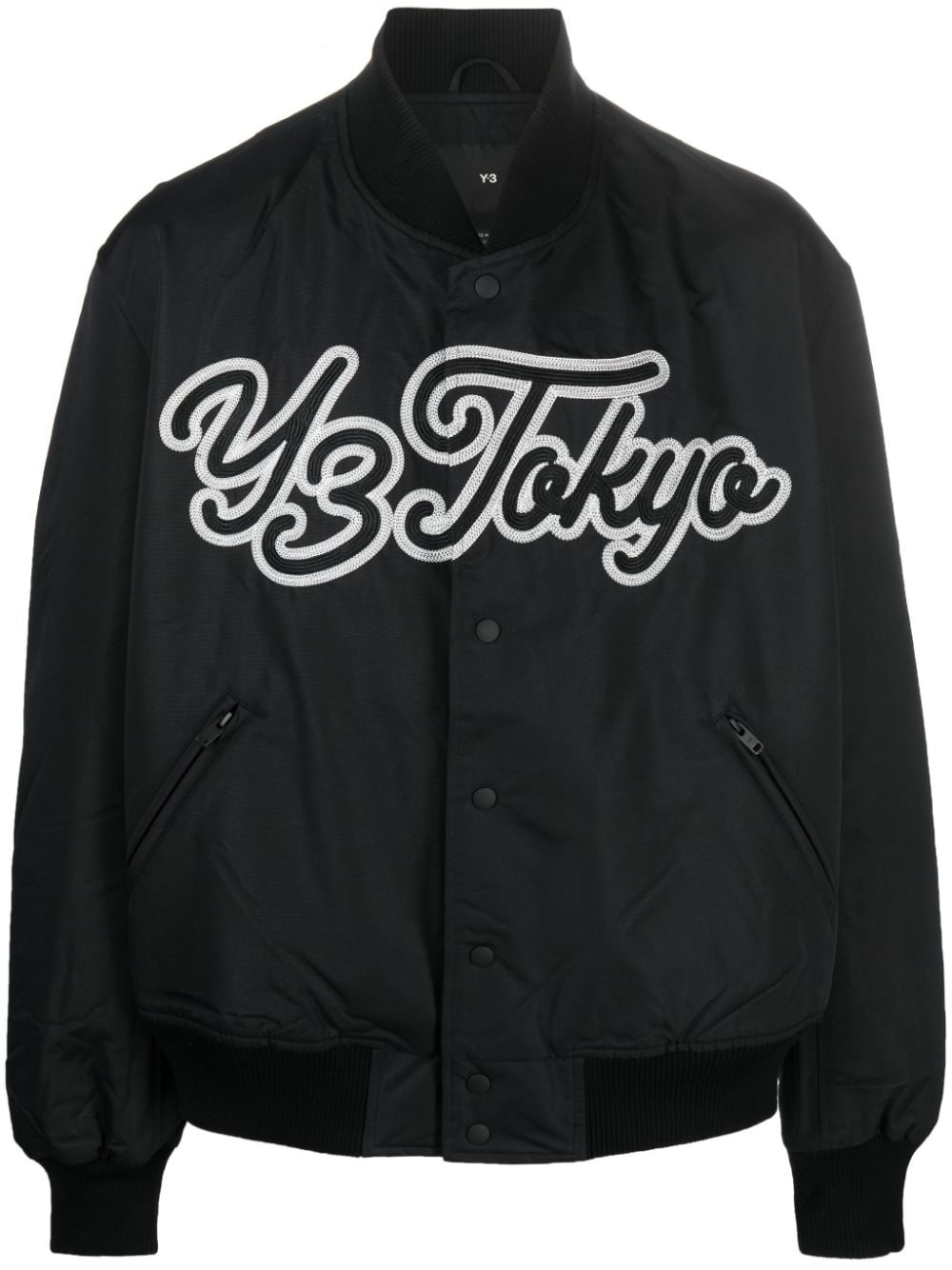 Y-3 Team logo-embroidered jacket - 1