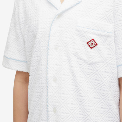 CASABLANCA Casablanca Monogram Towelling Short Sleeve Shirt outlook