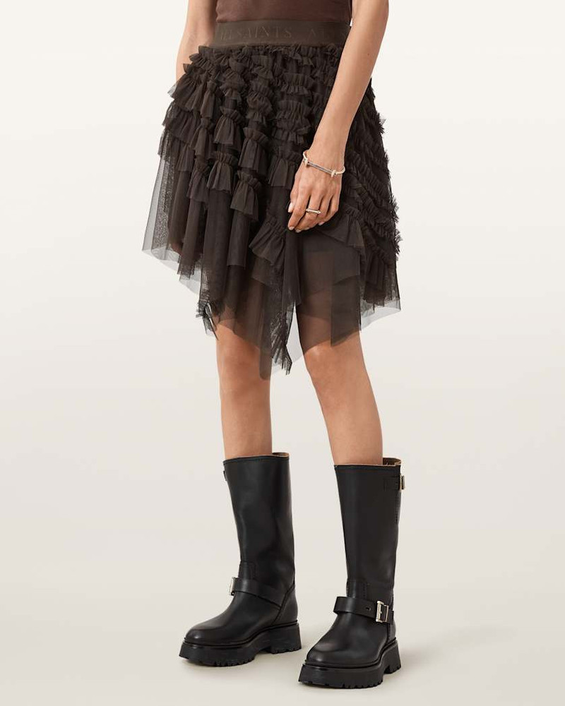 JAYDE RUFFLED TULLE MINI SKIRT 3