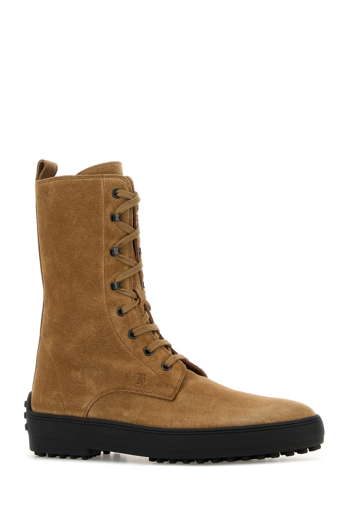 Camel suede Winter ankle boots - 2