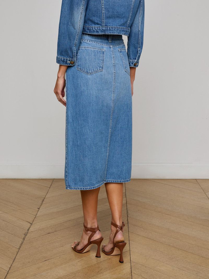 Kathleen Denim Midi Skirt 5