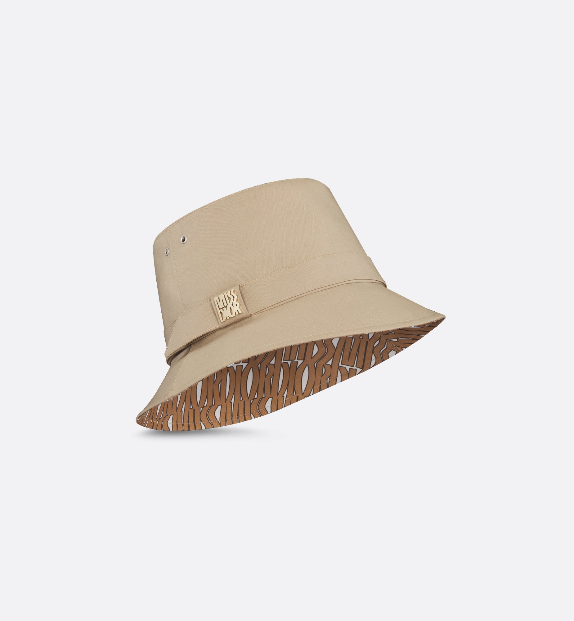 Teddy-D Miss Dior Allover Small Brim Bucket Hat - 4
