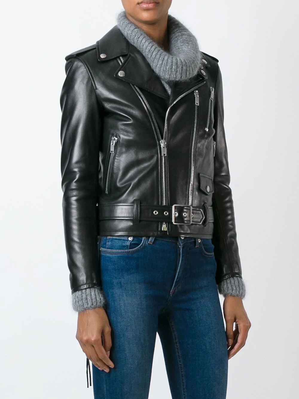 classic biker jacket - 3