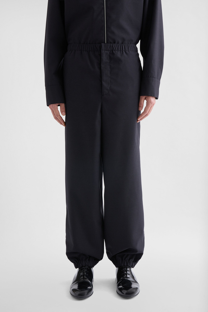 Wool Poplin Trousers 3