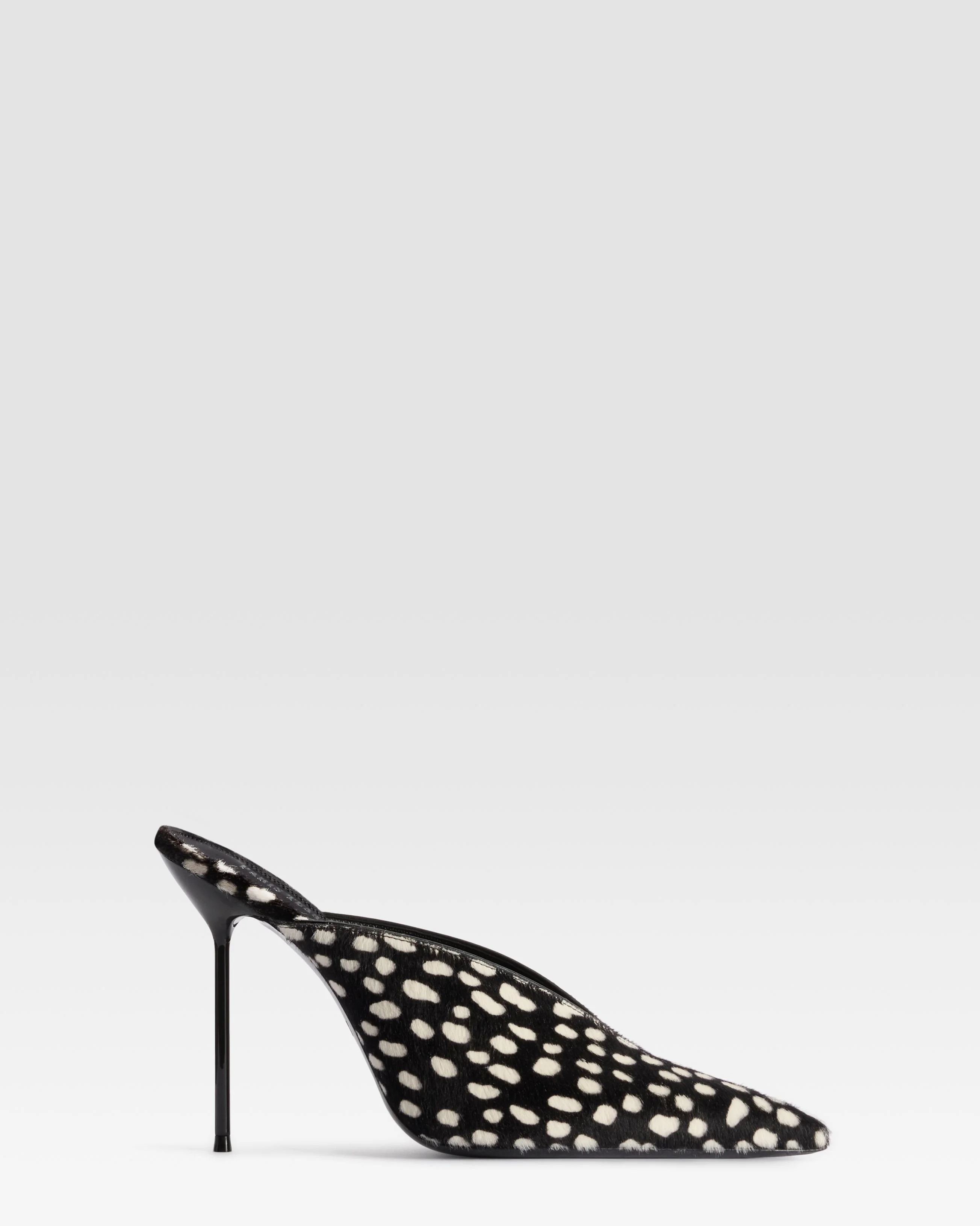PRINTED HAIRCALF SABOT - 1