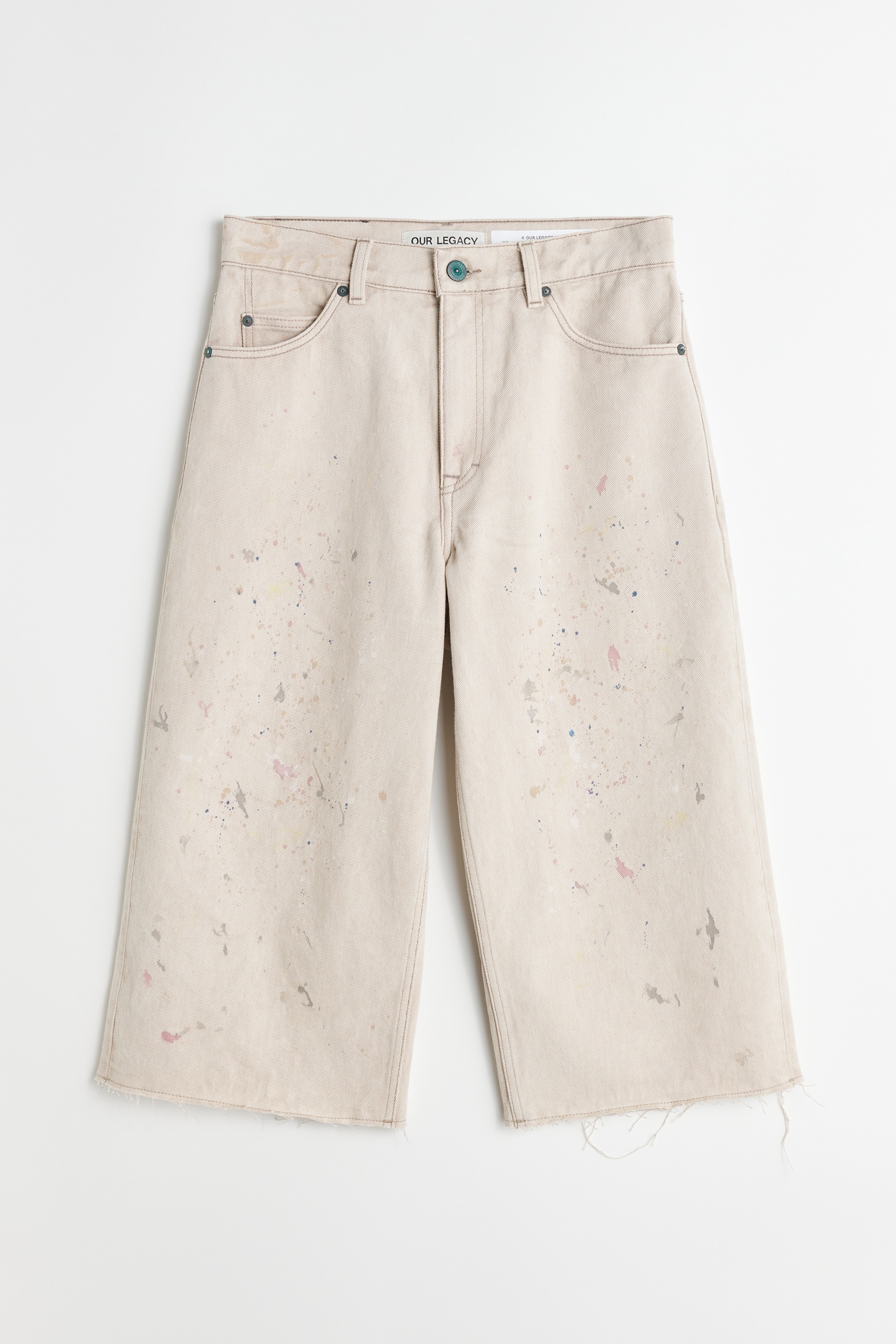 Our Legacy Half Cut Ghost Attic Splatter Denim | REVERSIBLE