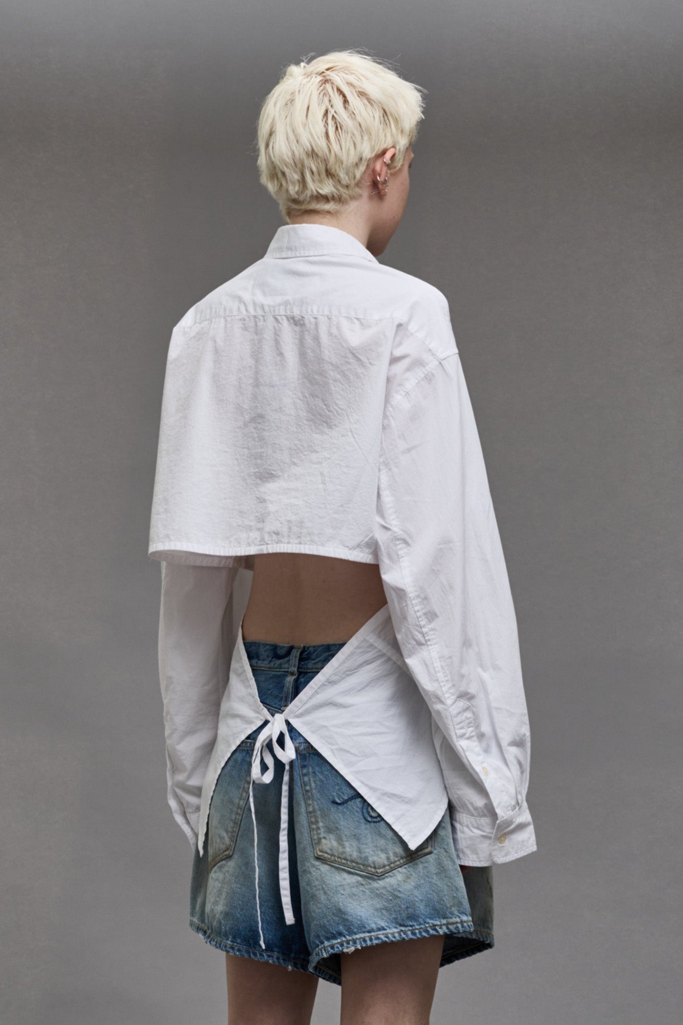 OPEN BACK SHIRT - WHITE - 6