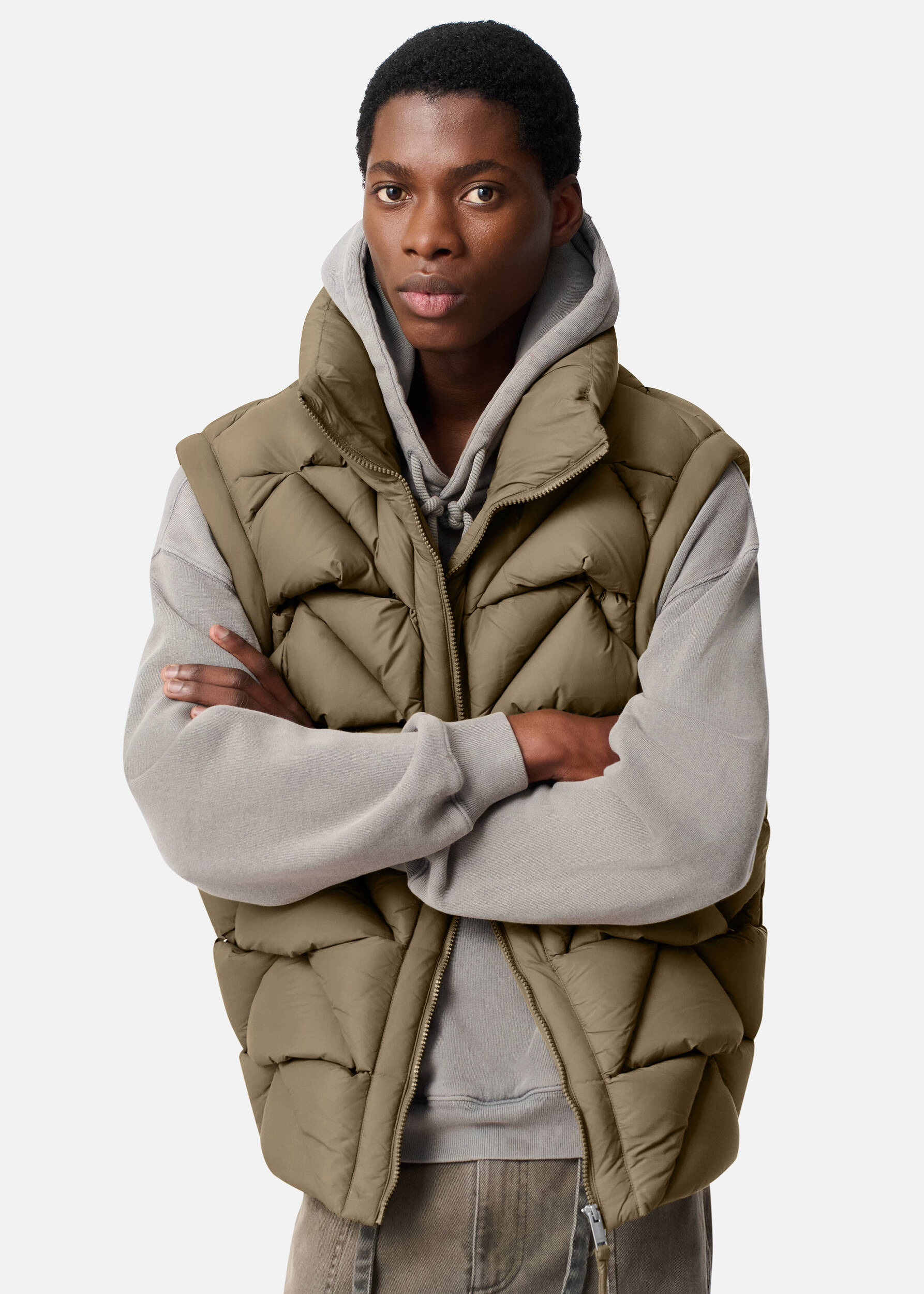 Knit Puffer Vest - 7
