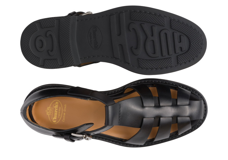 Hove w 4
Natural Calf Leather Sandal Black 3