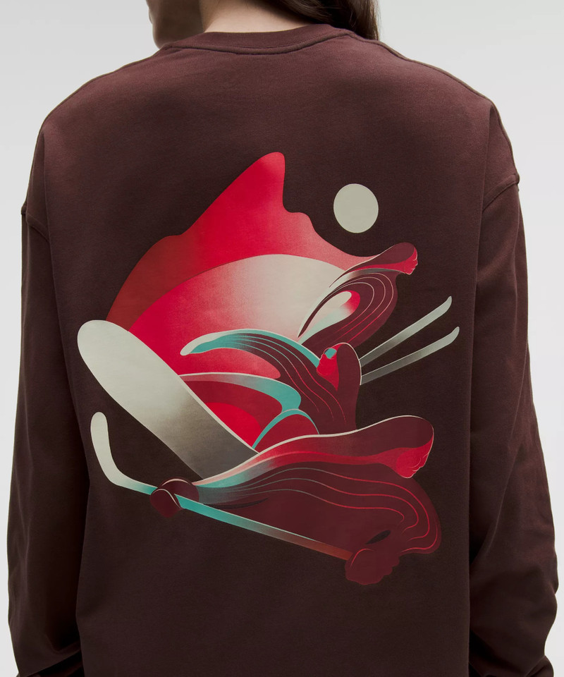Team Canada Women's Heavyweight Cotton Long Sleeve COC Logo *Graphic 5