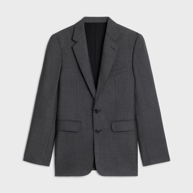 classic jacket in lightweight wool 1