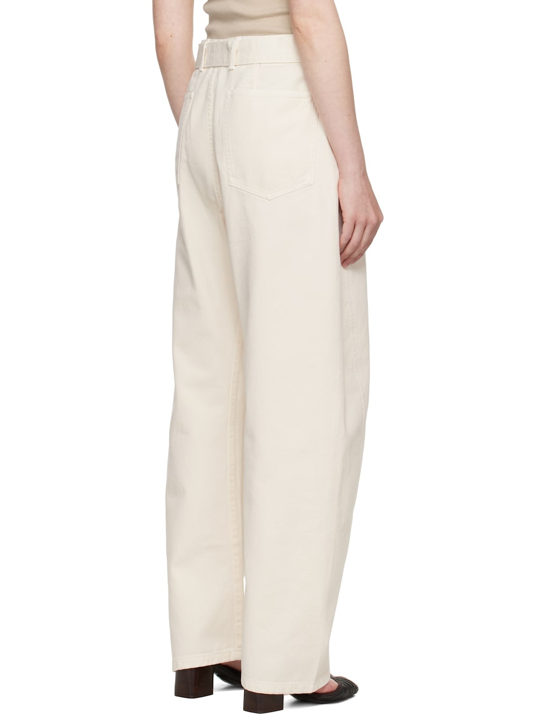 Off-White Twisted Belted Jeans - 3