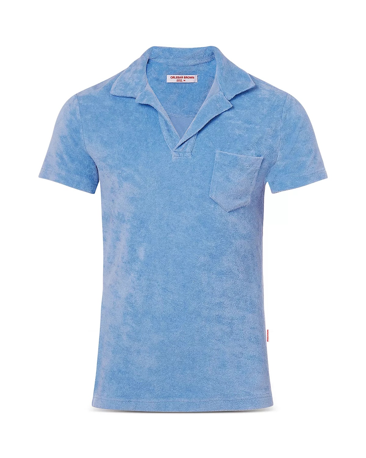 Cotton Terry Solid Tailored Fit Polo Shirt - 6