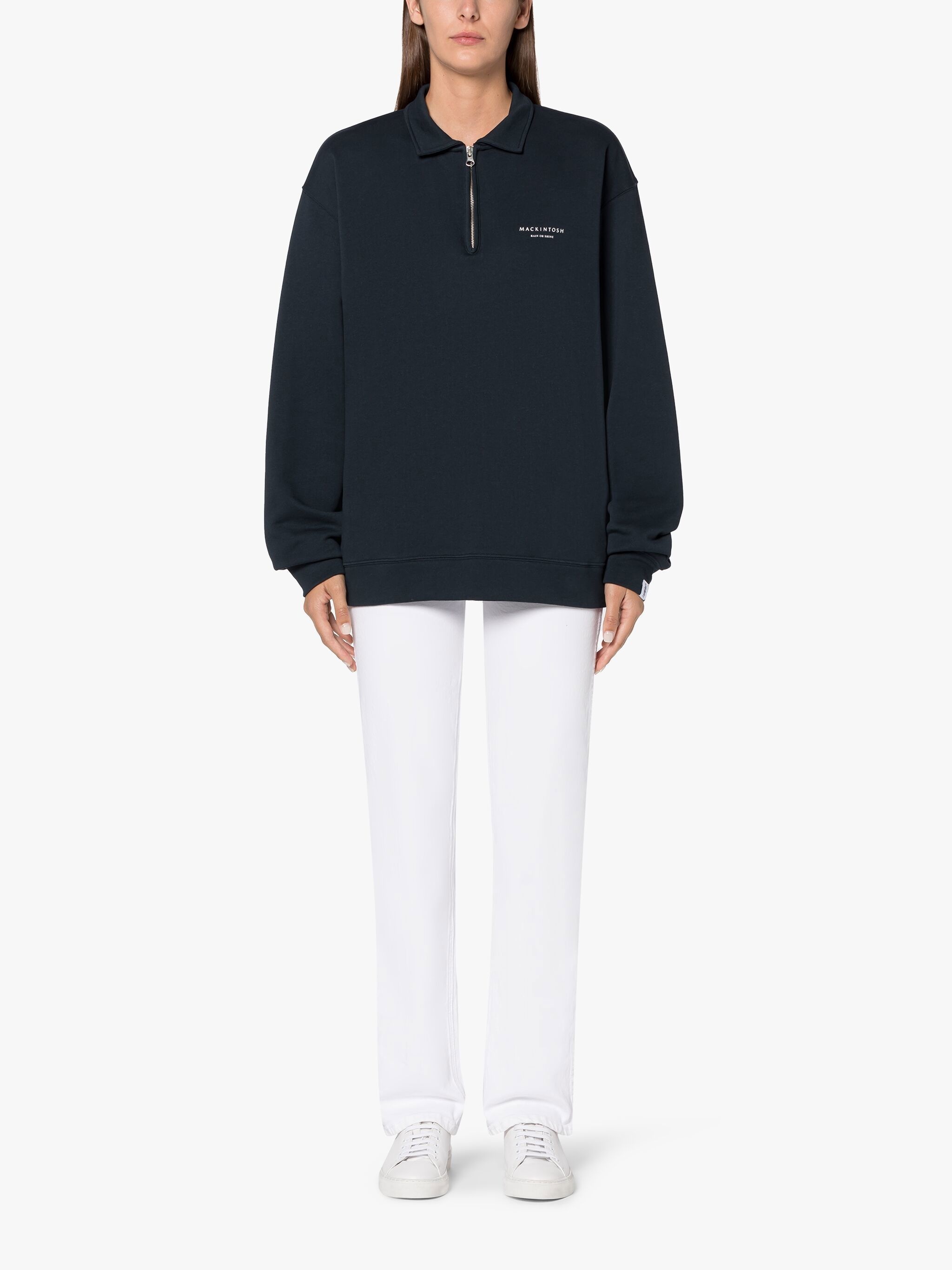 RAIN X SHINE NAVY ZIP SWEATSHIRT - 2