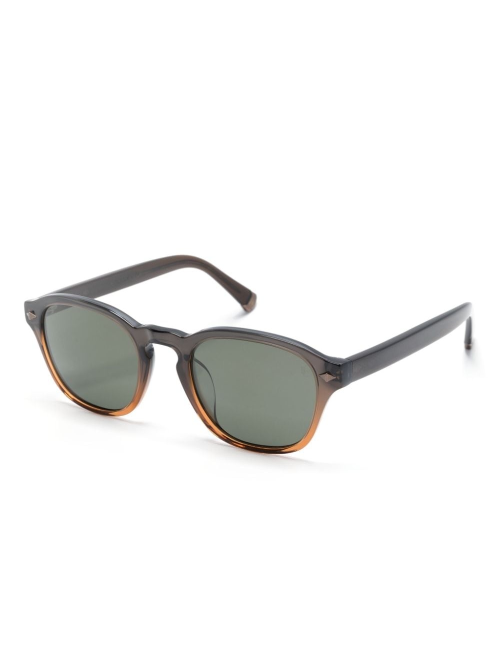 gradient-effect round-frame sunglasses - 2