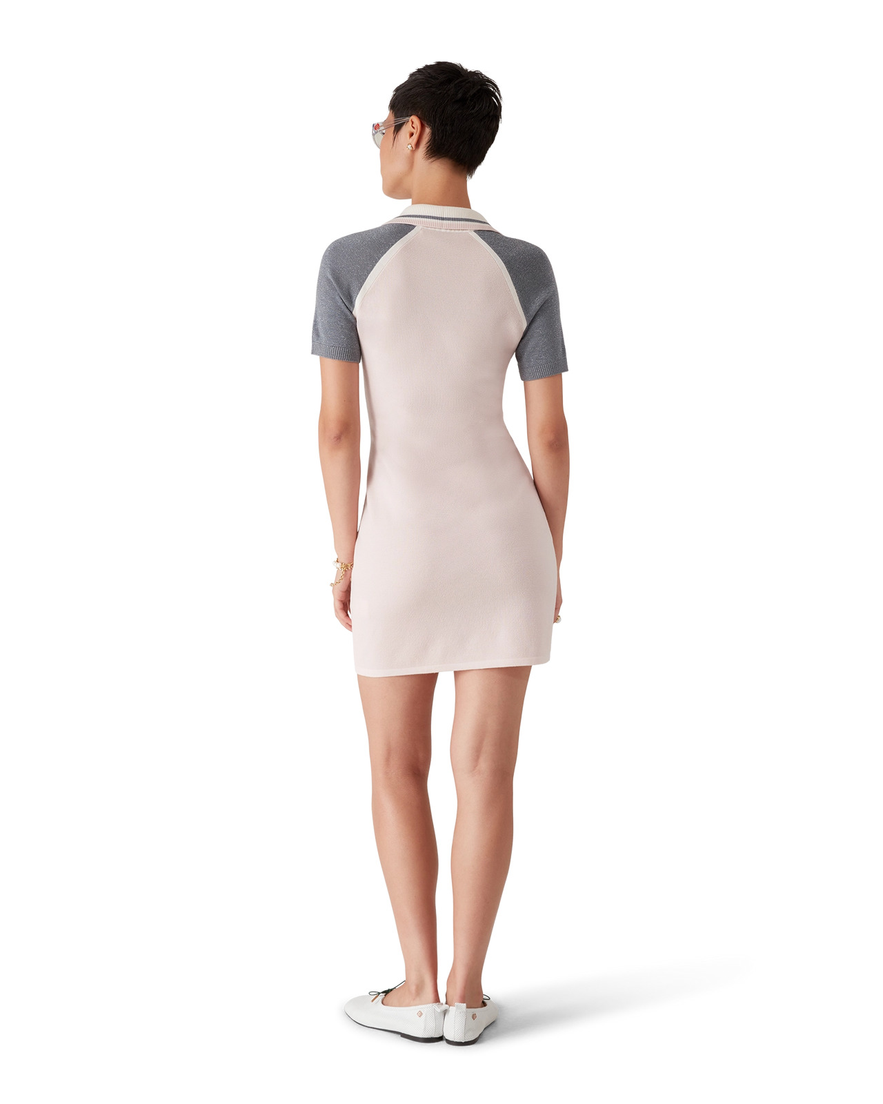 Merino Tennis Polo Dress | Casablanca Paris - 3