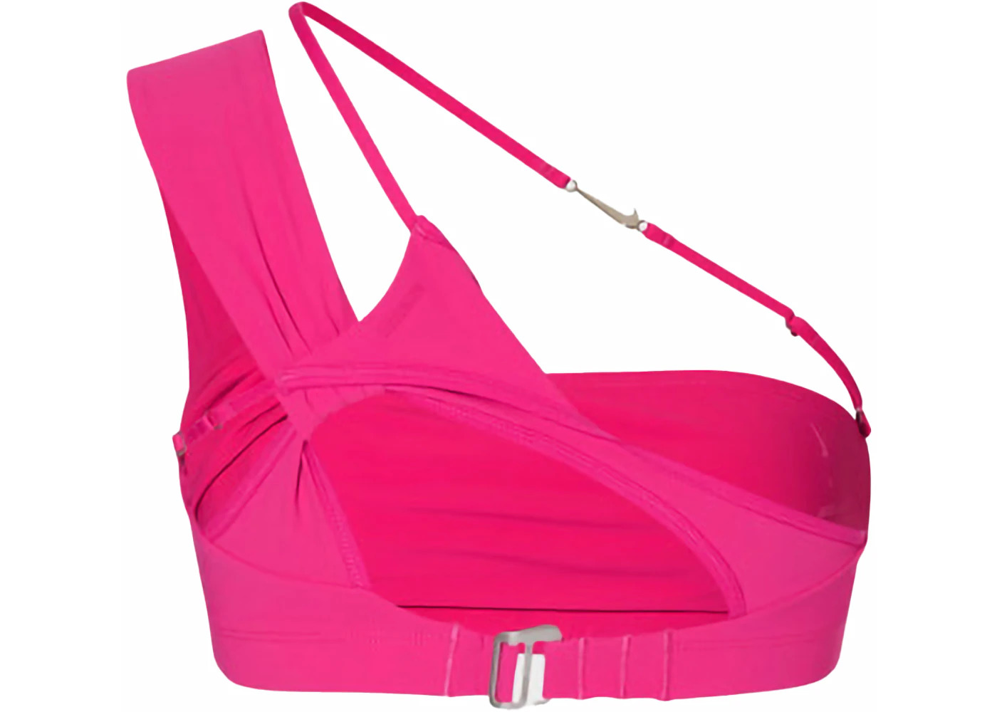 Jacquemus x Nike La Brassière Drapée Sports Bra Dark Pink - 2